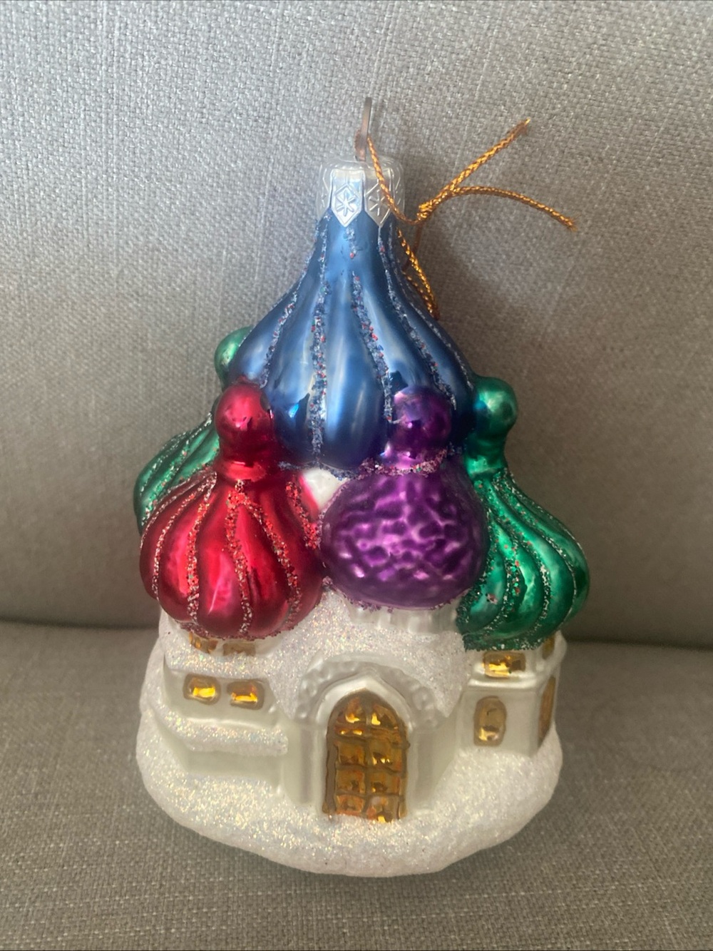 Vintage Glass Christmas‎ Ornament 
Russian Cathedral